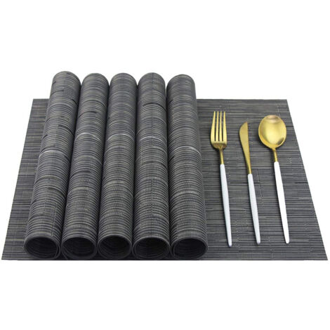 Tovagliette, set da 4 pezzi lavabili - bordeaux