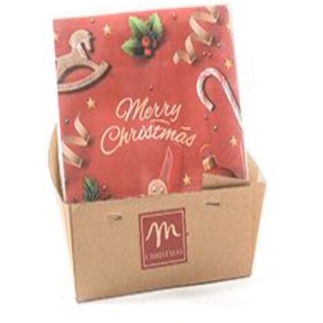 Tovaglioli natalizi decorazione per tavola di Natale, confezione da 20 tovagliolini -Bianco