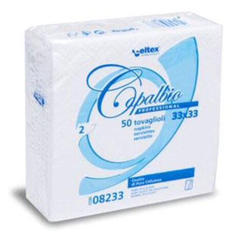 Tovagliolo Carta 2V Capalbio Bianco Pz 50 Celtex