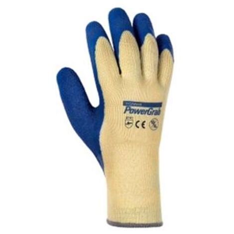 TOWA PowerGrab Baumw.-/Polyester-Strickhandschuhe, Kat. 2, Latex 220810 Gr.10