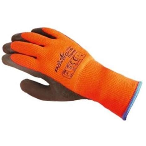TOWA® Winterhandschuh PowerGrab® Thermo orange/braun Kat.2 EN 388, 220311 Gr.11