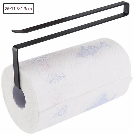 Alliebe 2pcs Paper Towel Holder Dispenser Under Cabinet Paper Roll