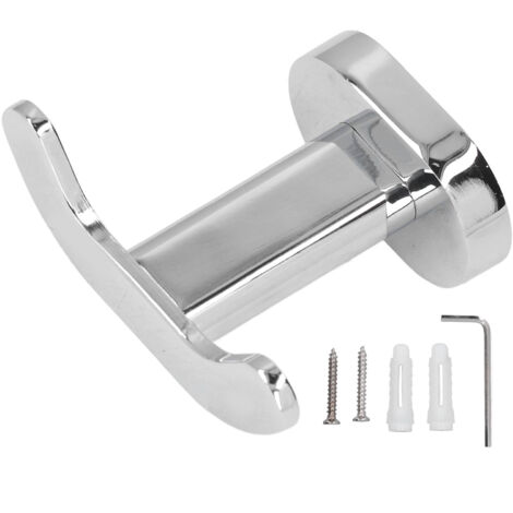 Towel Hooks Zinc Alloy Material Retro Style Space Saving Light Weight Decorative 2 Hooks Hanger for Bathroom
