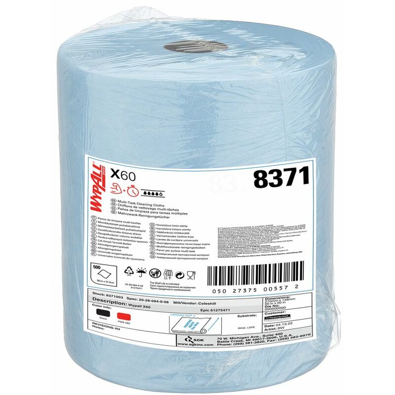X60 Blue Towel Roll - Wypall