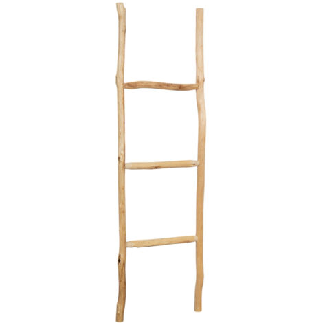 Towel rack ladder wood modern bathroom floor standing wall decorative Ladder towel rack Object Vase holder bookcase Staircase