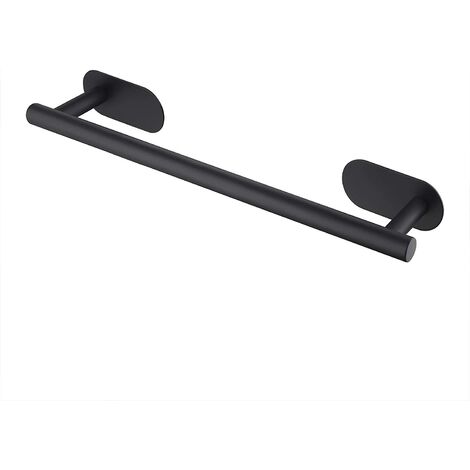 main image of "Towel Rail Self Adhesive Stick on Wall Towel Bar Bathroom Towel Holder  Towel Hanger SUS 304 Stainless Steel Brushed Finish NO Drill"