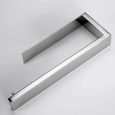 Towel Ring Towel Holder, 304 Stainless Steel Towel Rack Toilet Accessories Bathrooms (No Drilling, Silver)