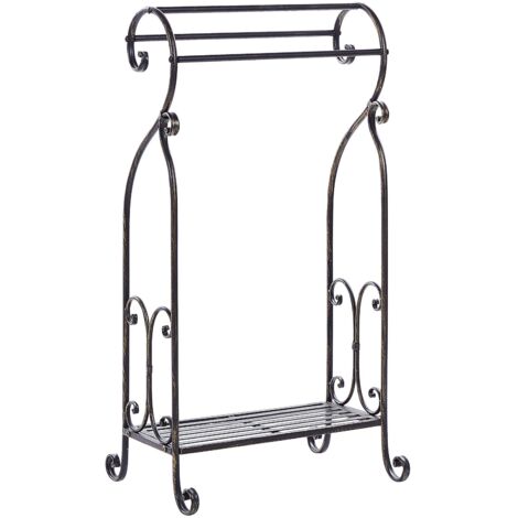 Towel Stand LINARES Metal Black