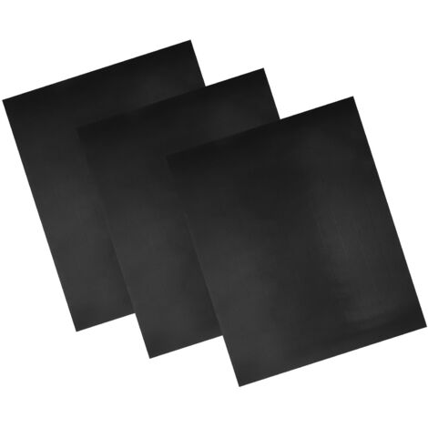 Tower 3 Pack Oven Liners, Reusable, Oven Safe up to 260°C, Dishwasher Safe, Black TOVENLINER