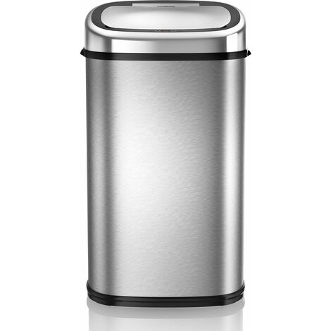 Tower 58L Stainless Steel Sensor Bin