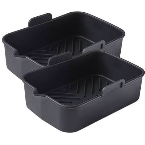 Tower Airfryer Pack of 2 Rectangular Solid Trays