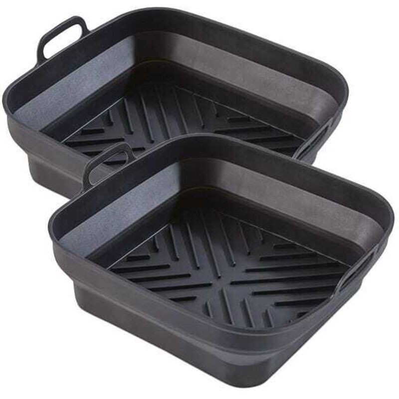 Tower Airfryer Pack of 2 Square Foldable Trays