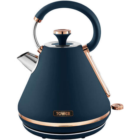 Tower Cavaletto 1.7 Litre Kettle Pyramid Midnight Blue