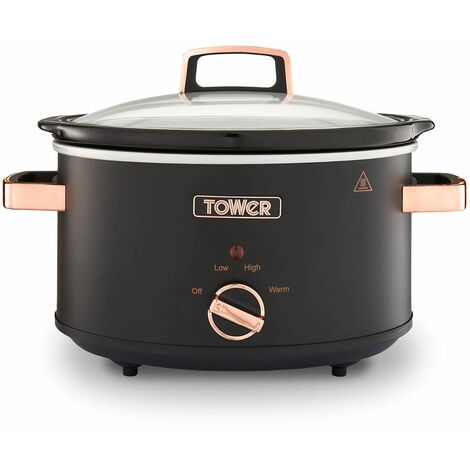 Tower Cavaletto 3.5L Slow Cooker Black