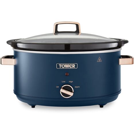 Tower Cavaletto 6.5L Slow Cooker Midnight Blue