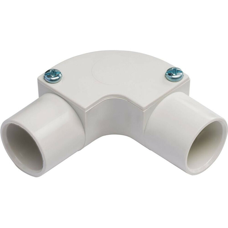 Tower Inspection Elbow 20mm White CP18 - White