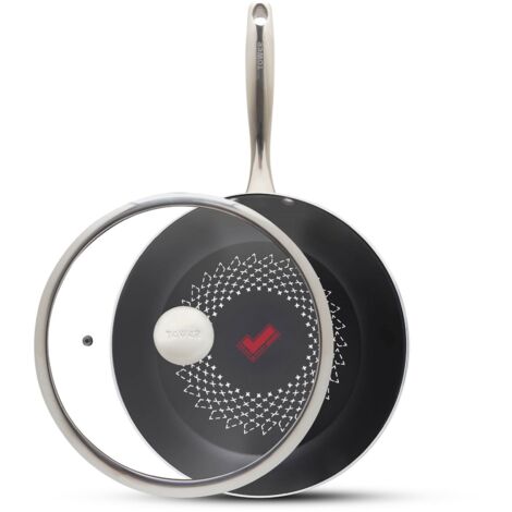 Tower SmartStart Ultra Forged 28cm Multi-Pan & Lid with Easy Clean Aeroglide Non-Stick, Induction Compatible T900308
