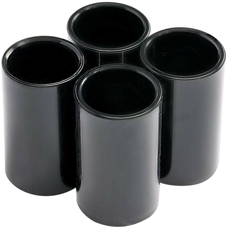 Tower Straight Conduit Coupler 20mm Black Pack of 4 CP10 - Black