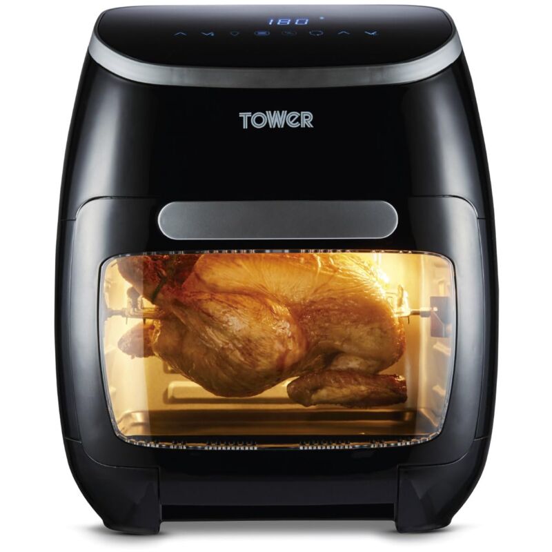 Tower - T17076 Forno ad Aria/Friggitrice ad Aria Pro Combo Xpress 10-in-1, Air Fryer con Circolazione Rapida dell'Aria, Friggitrice Aria con Timer 60