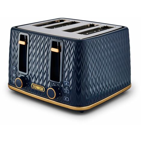TOWER T20061MNB - Empire 4 Slice Toaster