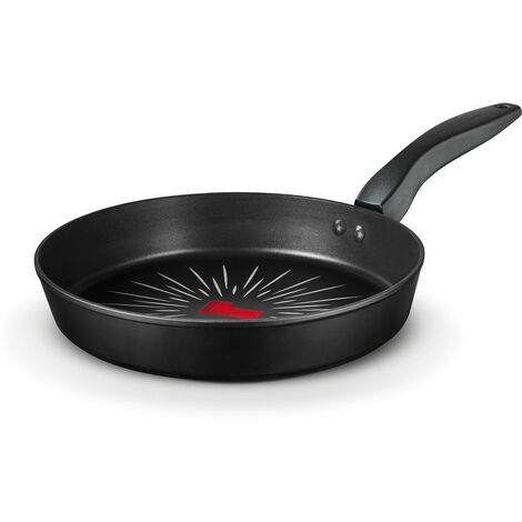Tower T800302 Smart Start 30cm Forged Aluminium Frying Pan with Aeroglide Pro Non-Stick Coating, Induction Compatible, Black