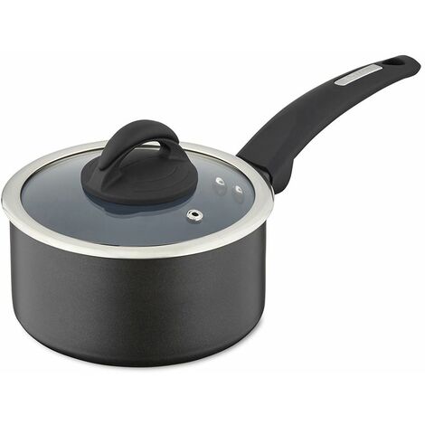 Tower T80356 Cerasure 16 cm Saucepan with Non-Stick Coating, Suitable for all Hob Types, Graphite