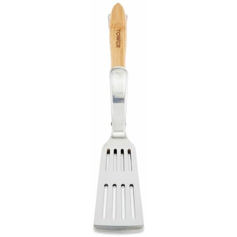 Tower T932021 Outdoor Living Multi-Functional Spatula with Wooden Handle, Stainless Steel