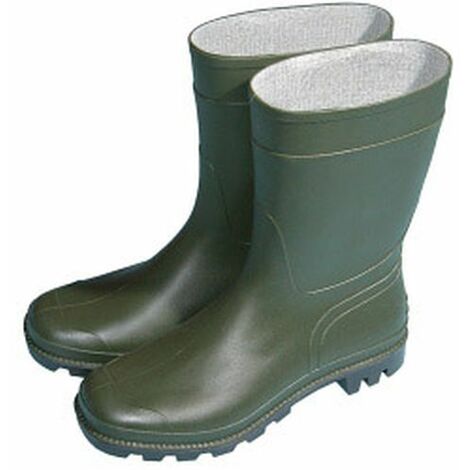 main image of "Town & Country Essentials Half Length Wellington Boots - Green UK Size 3 - Euro Size 36 - TFW828"