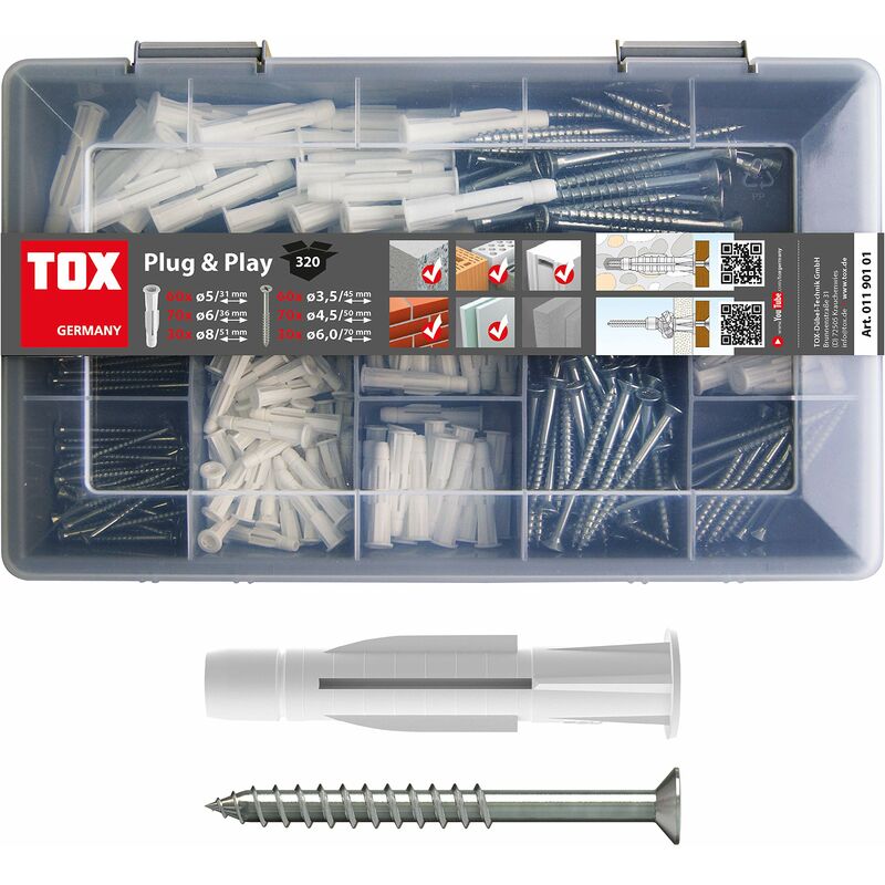 Image of TOX - Assortimento standard Plug & Play, 320 pz, 01190101