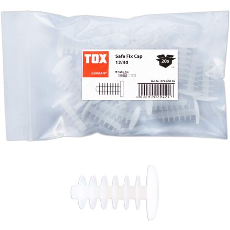 TOX Cappellotto Safe Fix Cap 12x30 mm, 20 pz, 07460056