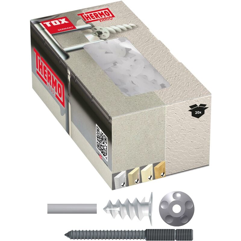 TOX - Fixation pour tubes de descente Thermo Vario