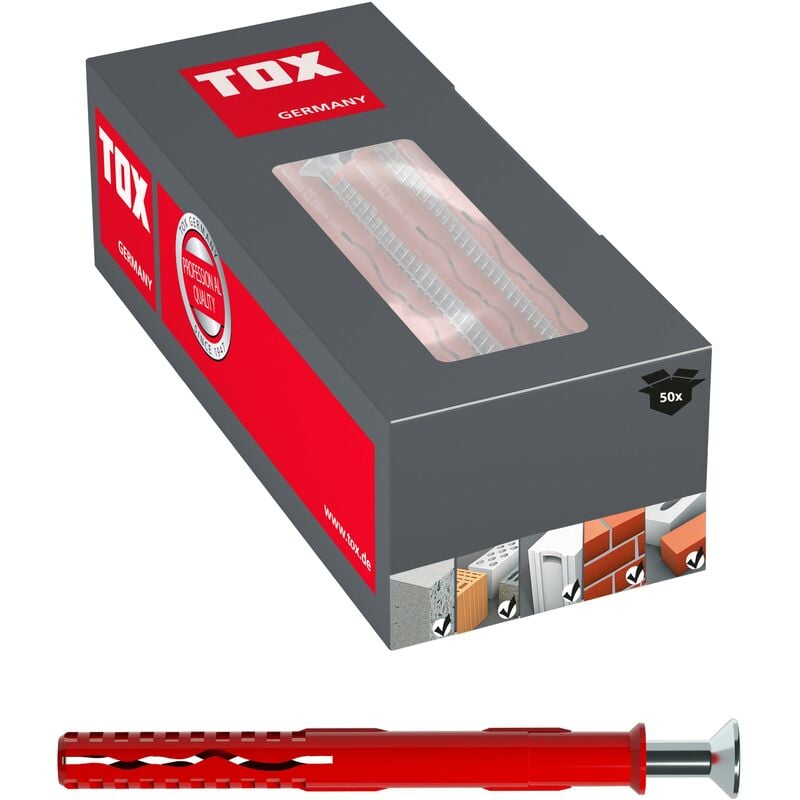 TOX - cheville pour cadre Fassad sk 10 x 80 mm