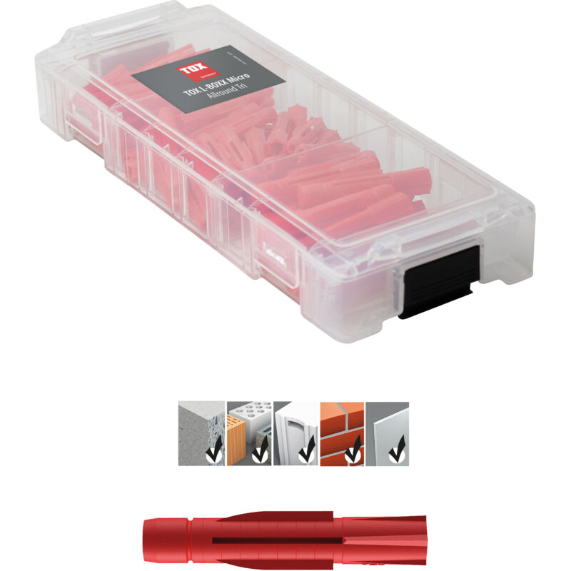 TOX L-Boxx Micro Allround Tri, 95 pièces