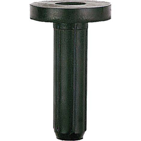 TOX Schallschutzdübel 10x34 mit Kragen - schallabsorbierende Dübel, schwarz - 100 Stück