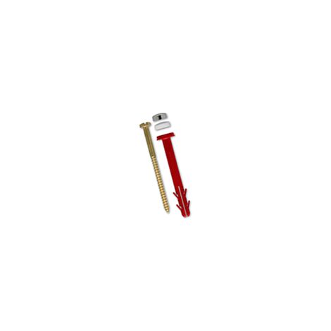 TOX Stand-WC-Befestigung Toilet XL Cap 04510134  6x85, weiß / chrom je Set
