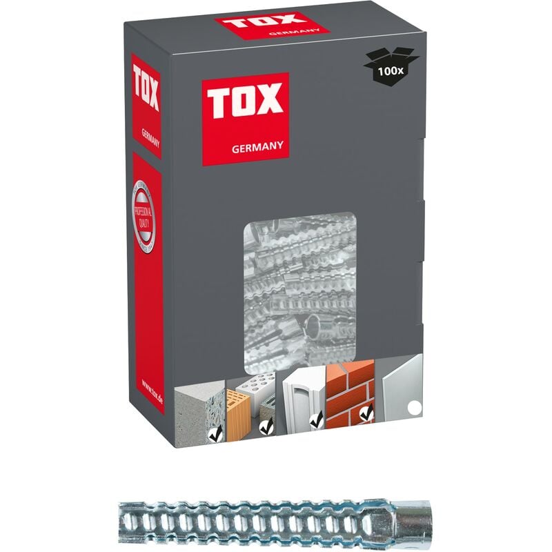 Tassello artigliato metallo Tiger 8x60mm