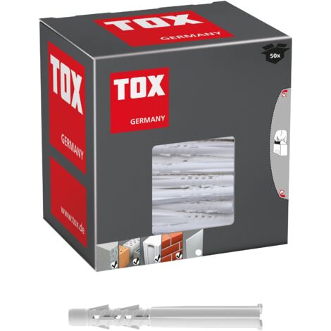 TOX TFSL-Federspiraldübel  8x80 Langausführung Kunststoff weiß