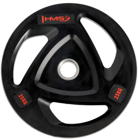TOX25 PIATTO OLIMPICO NERO 25 KG