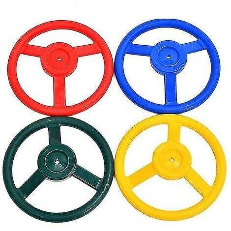 Toy House Climbing Frame Accessory: Plastic Steering Wheel for Kids