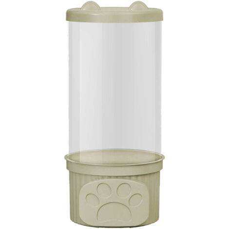 Toy Storage Container PET Transparent Cylinder Plush Toy Display Bucket with PP Lid for Home Organization Green