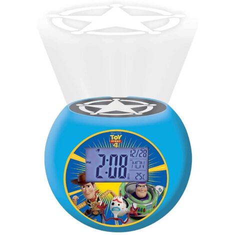 Toy Story Projektor-Radiowecker Mit Buzz und Woody Design