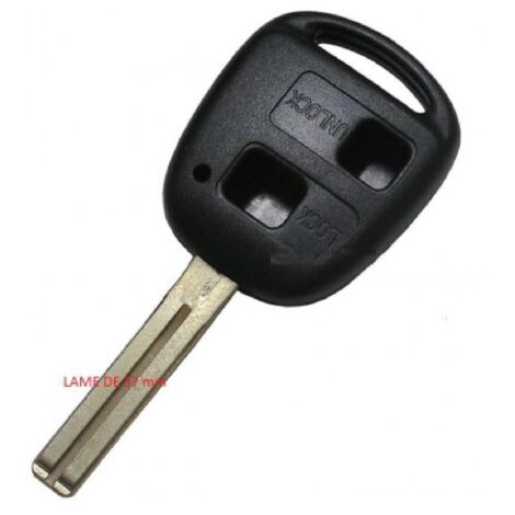TOY21 - Coque et lame compatible avec Toyota 2 boutons