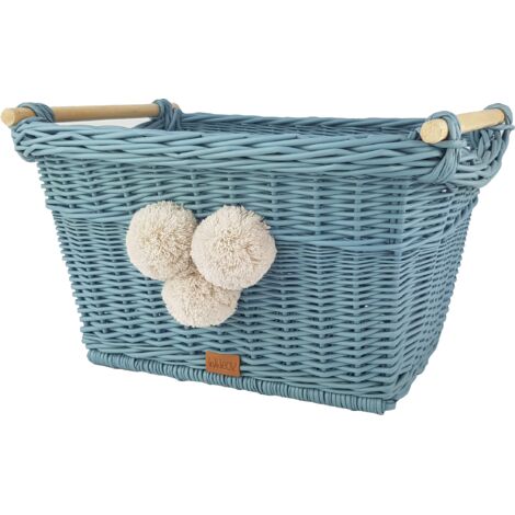Toyi Spielzeug-/Wäschekorb mit Pompons