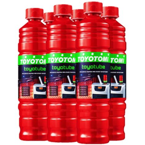 TOYOTOMI Confezione Da Sei Taniche Da 1,4L Per Sistema Toyotube
