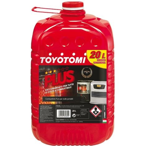 Toyotomi Plus tanica da 20 Lt - Combustibile inodore per stufe Zibro