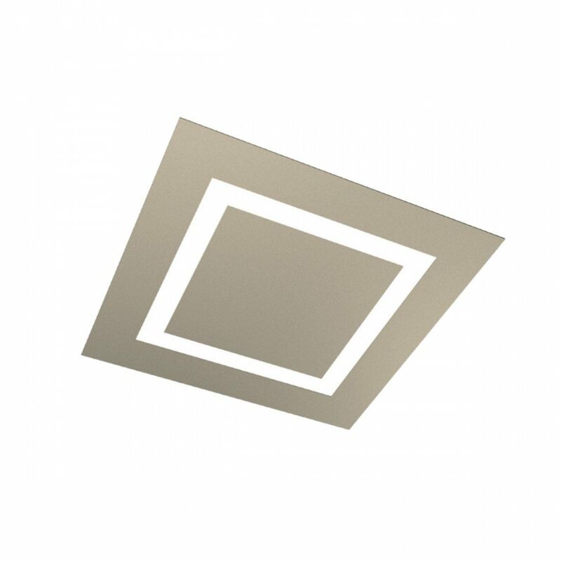 Top-light - Deckenleuchte top light carpet 1137 60 2g11 led 7800lm metall moderne deckenleuchte, metalloberfläche sand - Sand