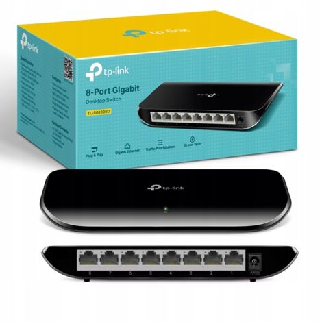 TP-LINK 8-Port-Gigabit-Desktop-Unmanaged-Switch