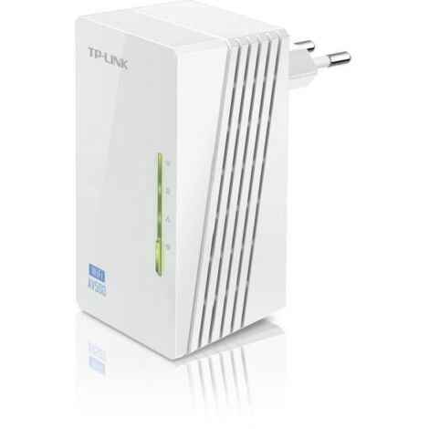 Tp-Link – Adaptateur CPL 500 Mbit/s TLWPA4220 – Élargissement réseau via électricité – 2 ports RJ45 pour connexion instantanée – Portée jusqu'à 300 mètres