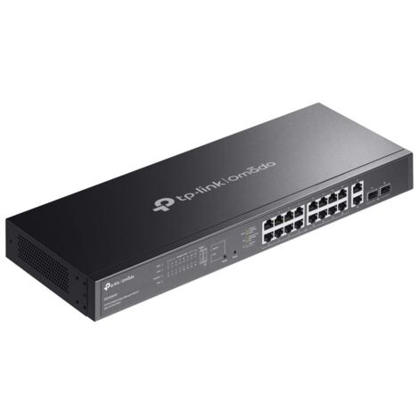 TP-Link ES220GMP switch Gestionado Gigabit Ethernet (10/100/1000) Energía sobre Ethernet (PoE) Negro