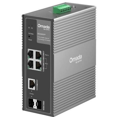 TP-Link IES206GPP switch di rete Gestito Gigabit Ethernet Supporto Power over Ethernet PoE Nero